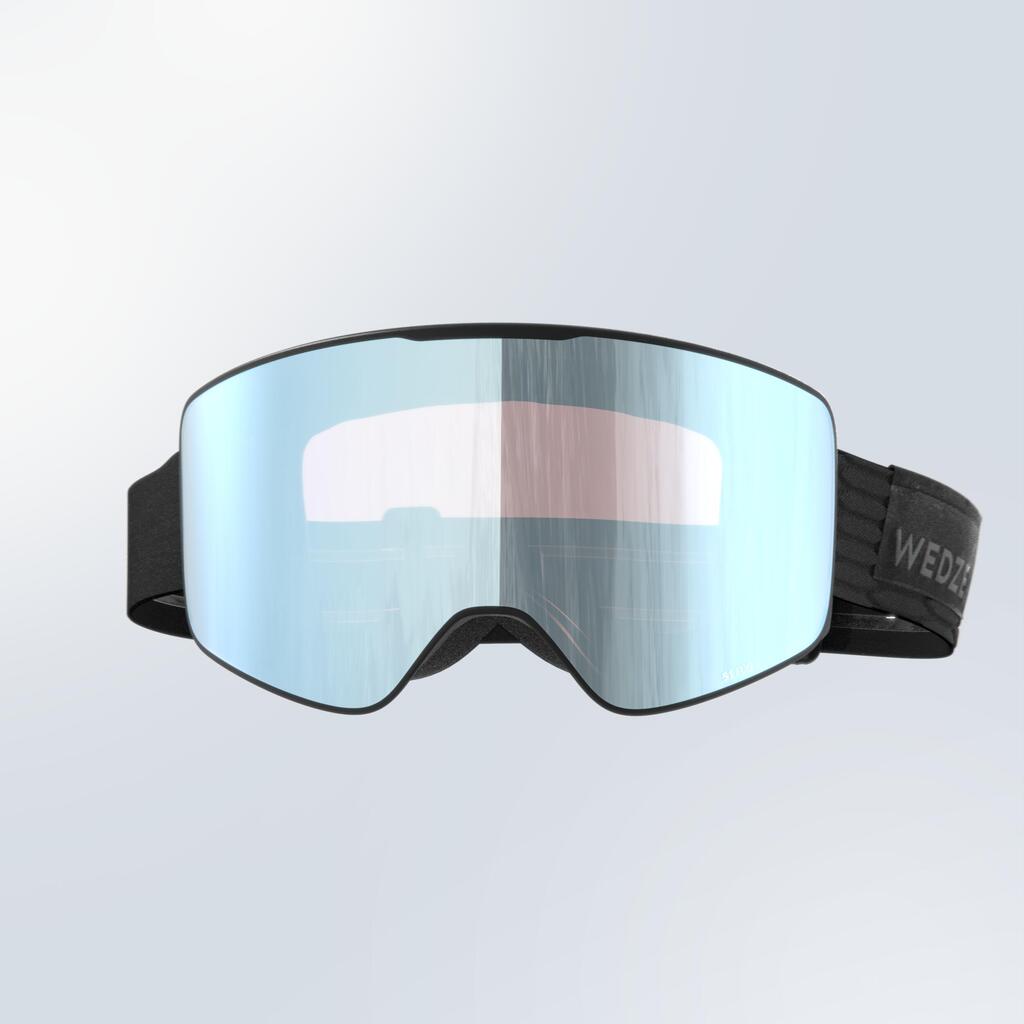 Skibrille Snowboardbrille Erwachsene/Kinder Schlechtwetter - G500 C HD schwarz 